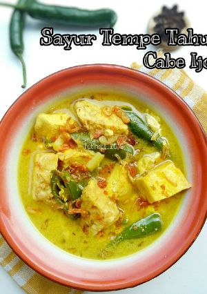 Foto resep Sayur Tempe Tahu Cabe ijo