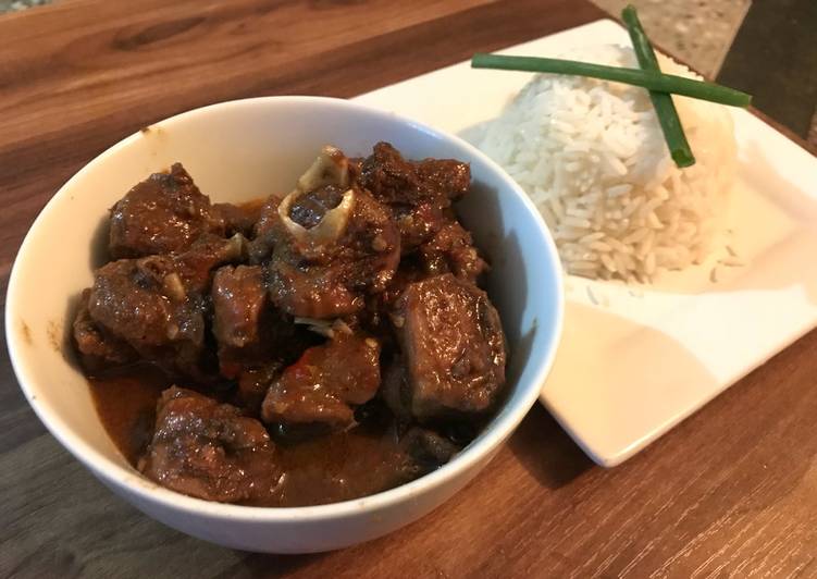 Saturday Fresh Caribbean curry goat and Rice