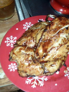 A picture of chicken marinade.