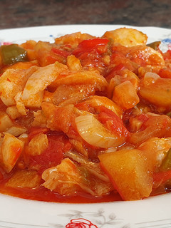Una foto de Bacalao ajoarriero