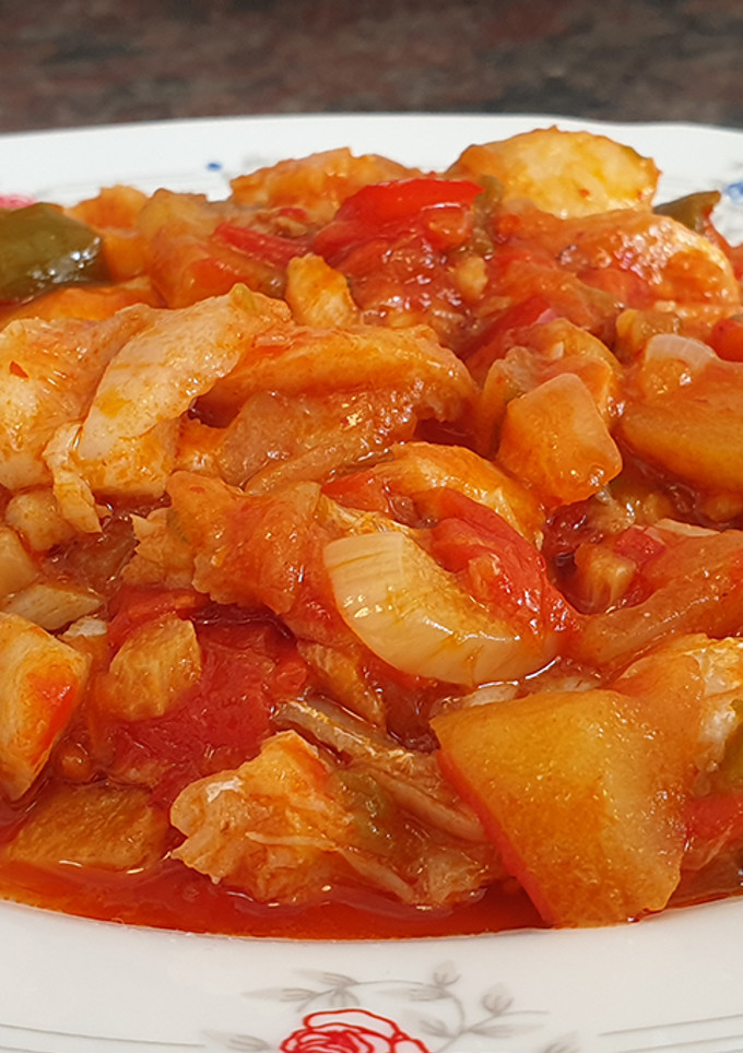 Una foto de Bacalao ajoarriero