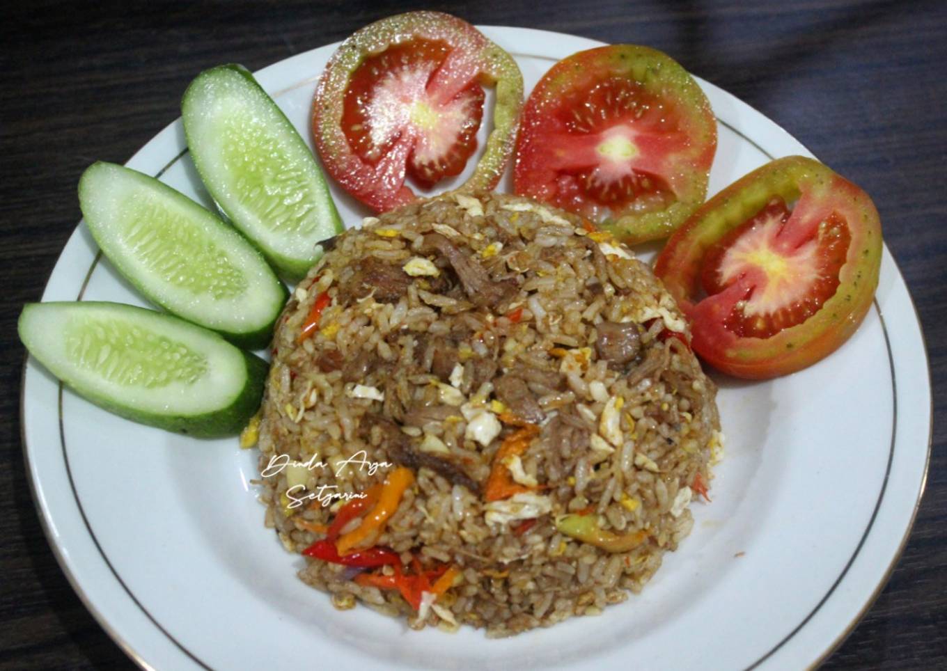 Resep Nasi Goreng Rendang Pedas, Lezat Sekali