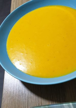 Una foto de Crema de calabaza