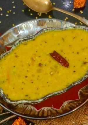 A picture of Parippu Curry Without Coconut.
