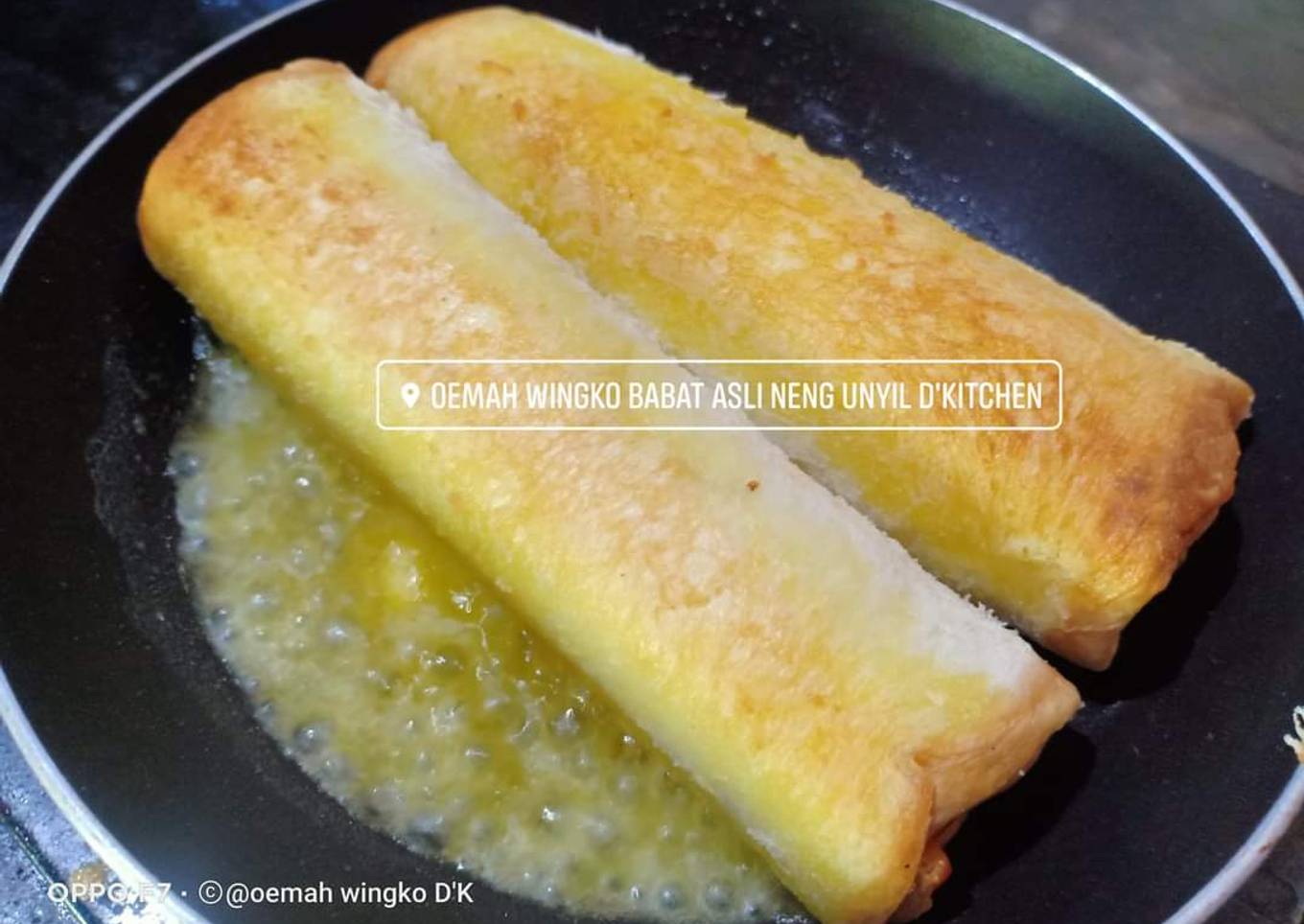 Sandwich gulung bakar