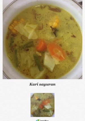 Foto resep Kari Sayuran