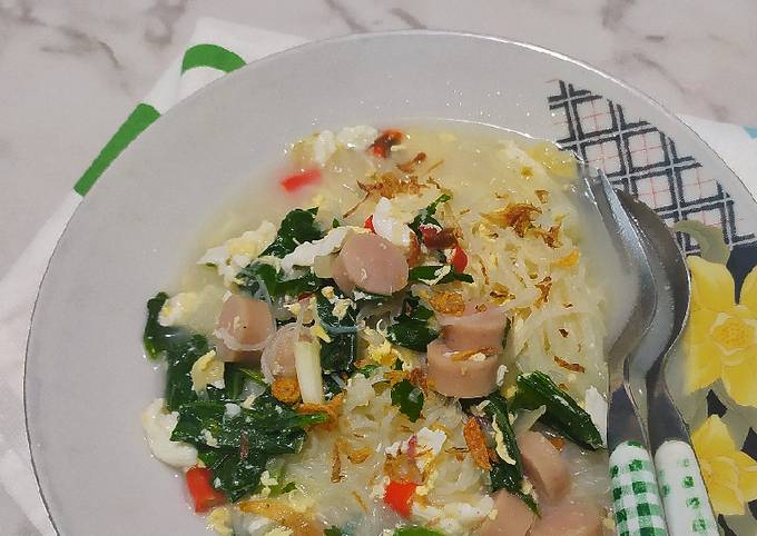 Ini dia! Bagaimana cara membuat Cream soup soun dijamin nagih banget