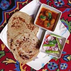 A picture of Dum Aloo.