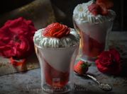 Une photo de jus blender orange