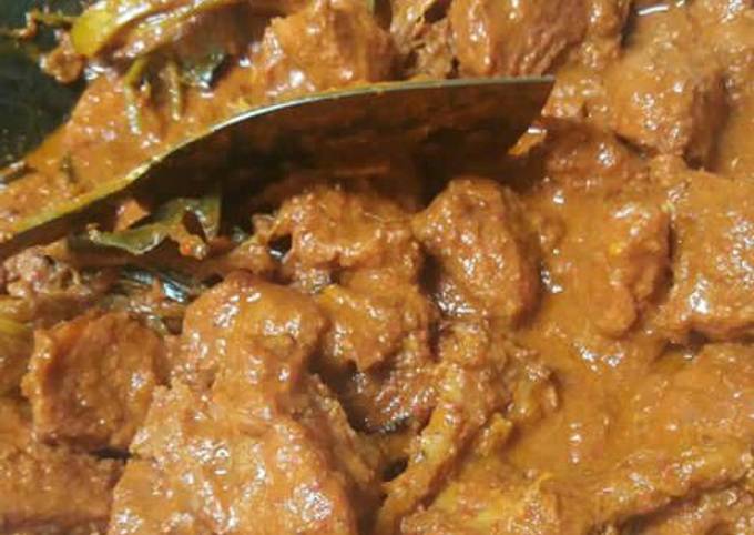 Ternyata begini loh! Cara mudah bikin (Rendang) kalio daging sapi  enak