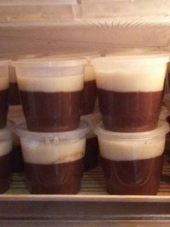 Foto resep Silky puding coklat ala kfc dengan vla vanilla (super nyoklat)