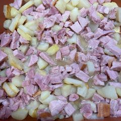 A picture of Gammon (Ham) & Taters.