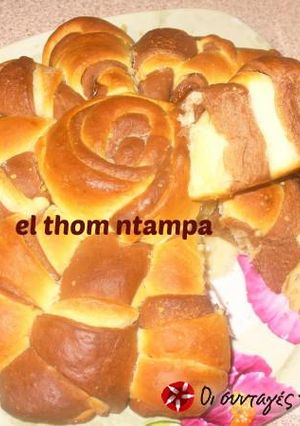 Φωτογραφία της συνταγής Κρουασανόπιτα BICOLORE με μαρμελάδα βανίλια