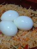 Mud pot kuska with egg