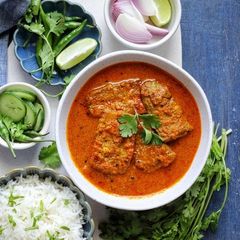 A picture of GREEN BANANA CURRY (Vegan Fish Curry).