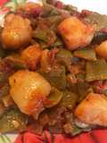 Judías verdes y patatas con sofrito