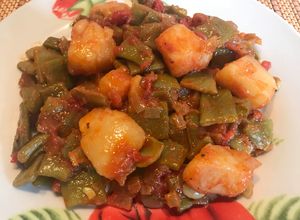 Foto principal de Judías verdes y patatas con sofrito