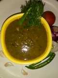 Udad dal with bathua