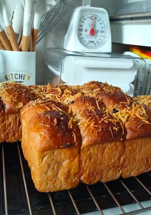 Foto resep Roti sobek coklat keju anti gagal cuma 1 kali profing