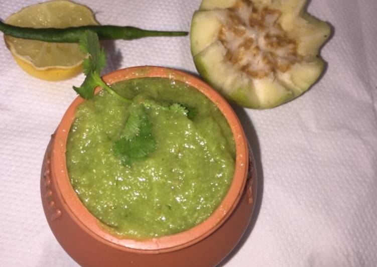 Steps to Make Award-winning Raw Guava chutney