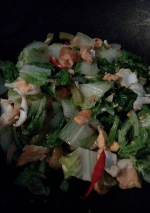 Foto resep Ca sawi putih tahu telor nikmath