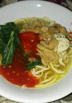 Foto resep Mie Ayam Abang Gerobak Biru