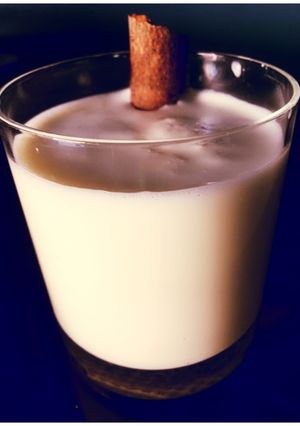 A picture of VeggNog Christmas Cocktail (vegetarian).