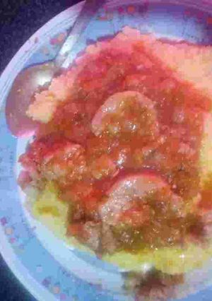 Una foto de Salsa con Chorizo