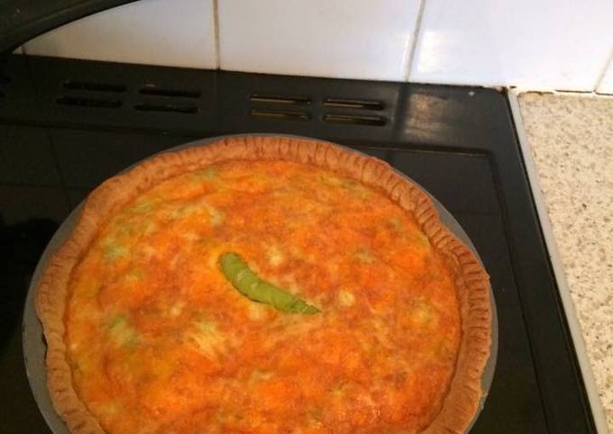 2 cheese and chilli quiche