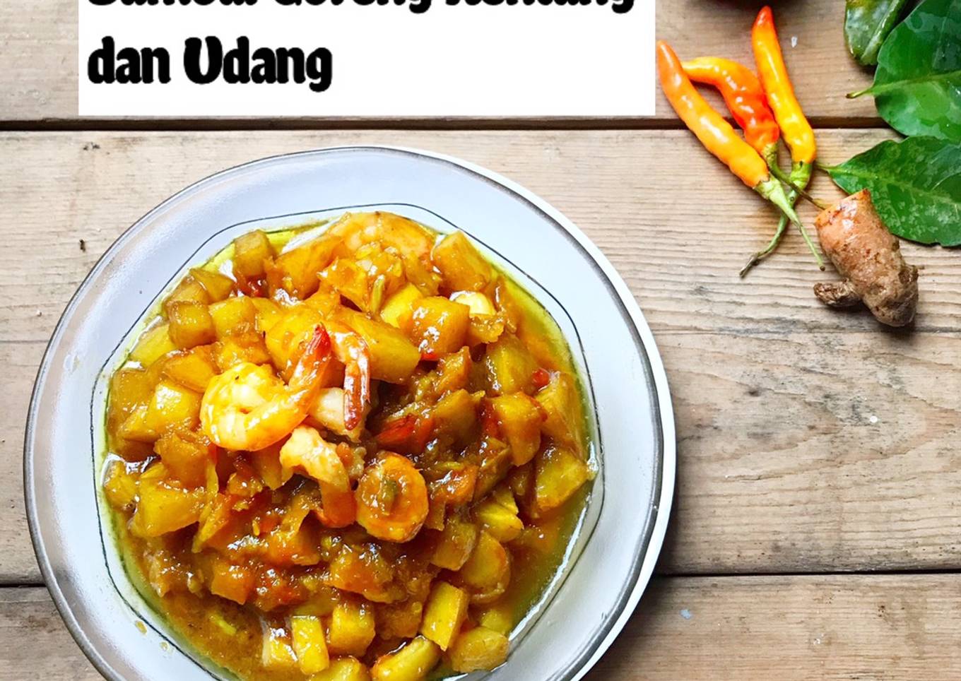 Sambel Goreng Kentang dan Udang