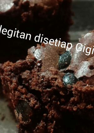 Foto resep Brownies Crunchy luar lembut dalam