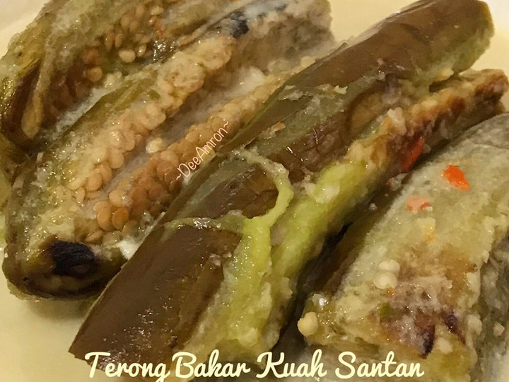 Resep Terong Bakar Kuah Santan Anti Gagal