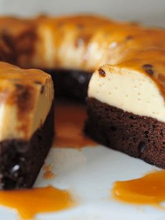 Una foto de "Chocoflan" Autor original: Juanma Martínez Rodríguez