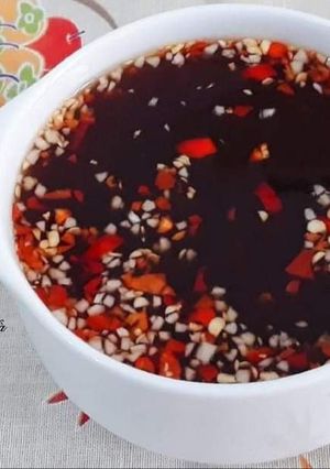 Hình của món Cách pha NƯỚC TƯƠNG chua ngọt.