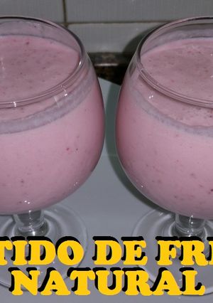Foto principal de Batido de fresa natural