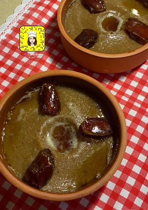 صورة لوصفة عصيدة التمر