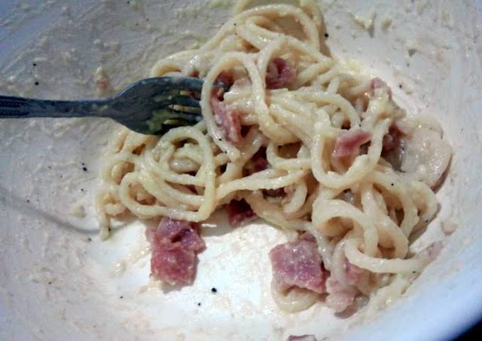 Recipe of Super Quick Homemade Spaghetti Carbonara