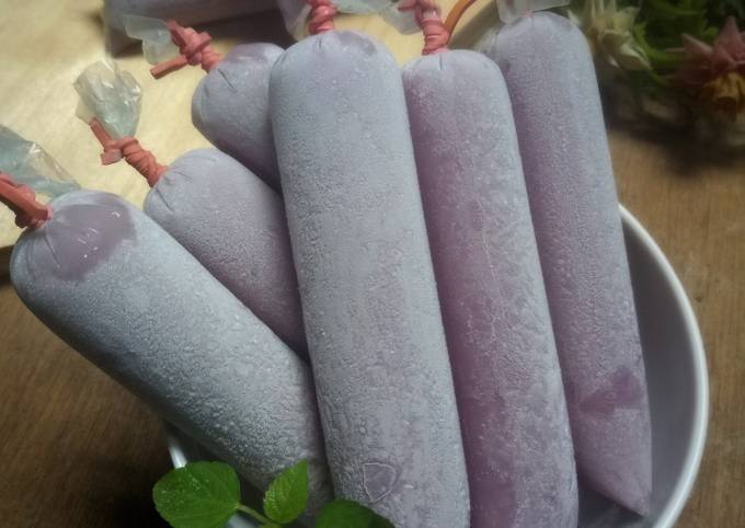 Resep Es Lilin Ubi Ungu oleh IfaRaa - Cookpad