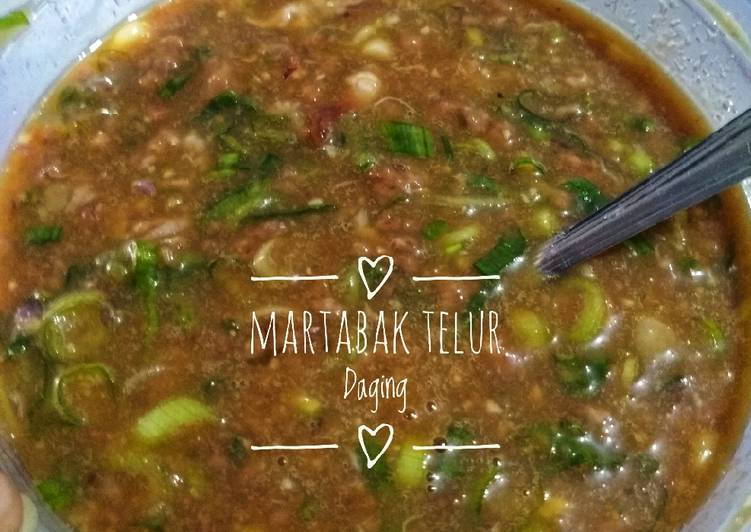 Martabak telur daging