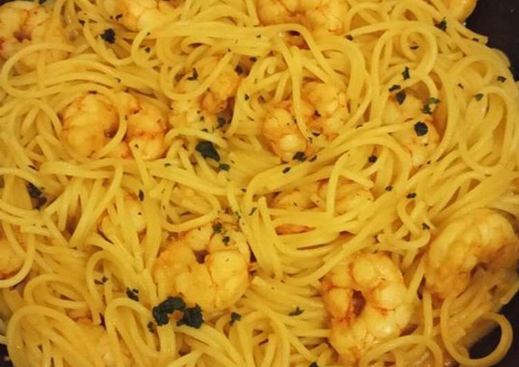 Esparguete com Camarão - Tudogosreceitas