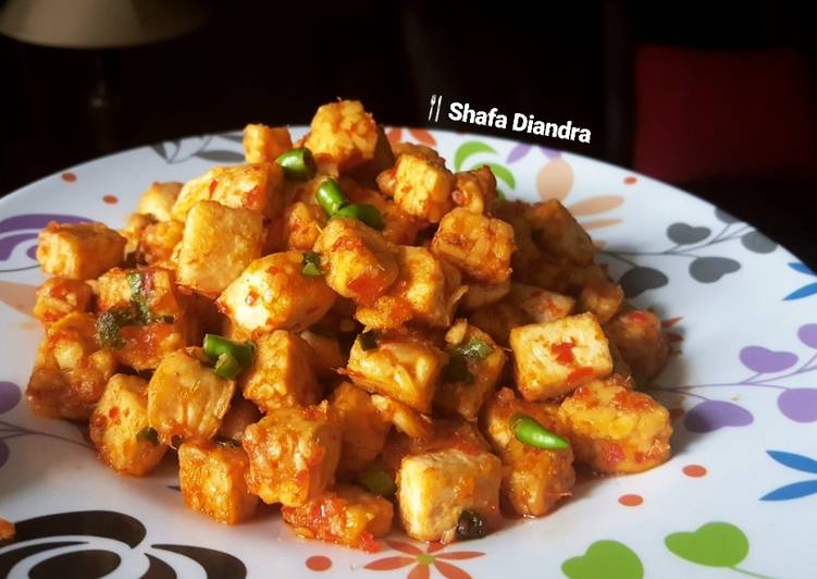 Resep Tahu &amp; Tempe Rica Tumis #masakanindo 🇲🇨, Anti Gagal