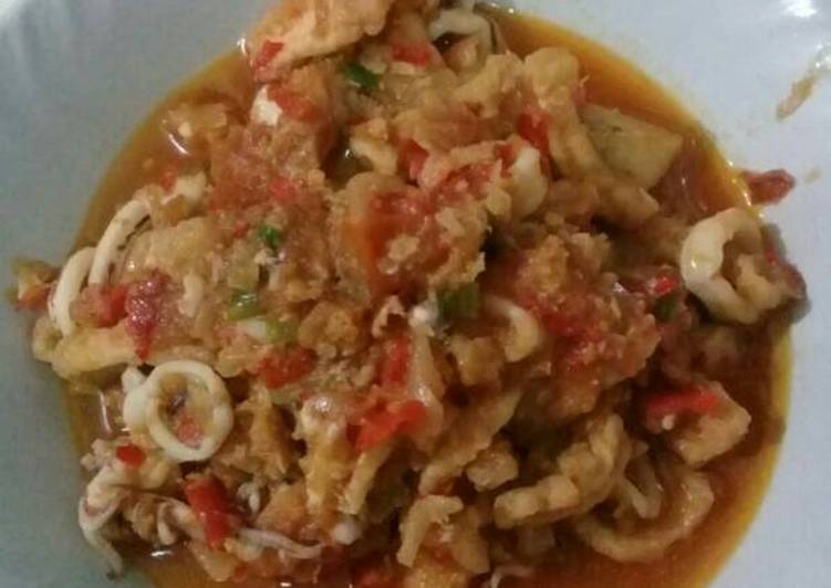 Bumbu Cumi tahu balado | Resep Membuat Cumi tahu balado Yang Bikin Ngiler