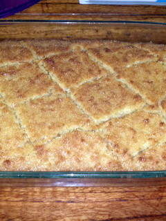A picture of Basbousa.