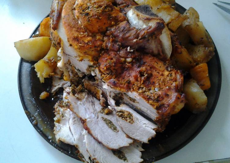 Stuffed Pork Leg