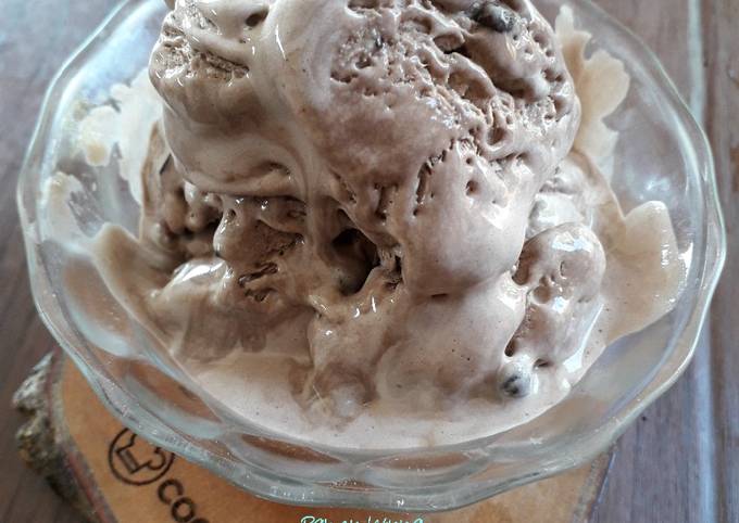 Langkah Mudah untuk Menyiapkan 195.Choco ice cream super lembut, Enak Banget