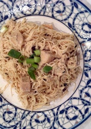 A picture of Paleo Chicken Alfredo.
