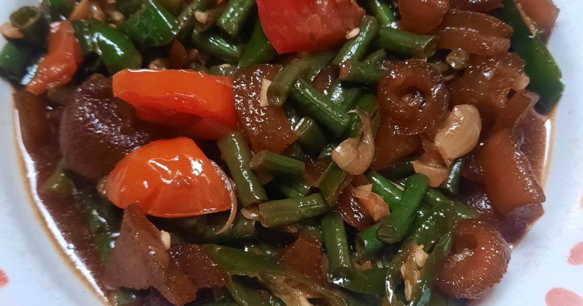 Tumis Kikil Kacang Panjang