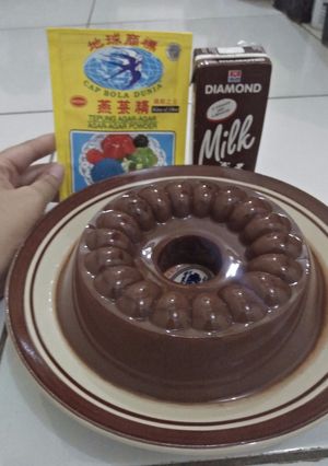 Foto resep Puding Coklat susu + Chocolatos simple ☺ #PekanInspirasi