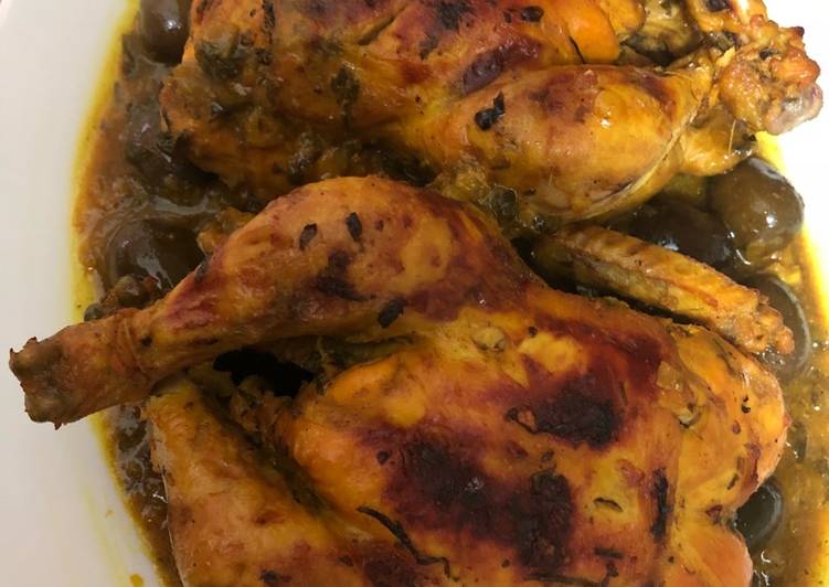 دجاج محمر على الطريقة المغربية 🤗🤗😋