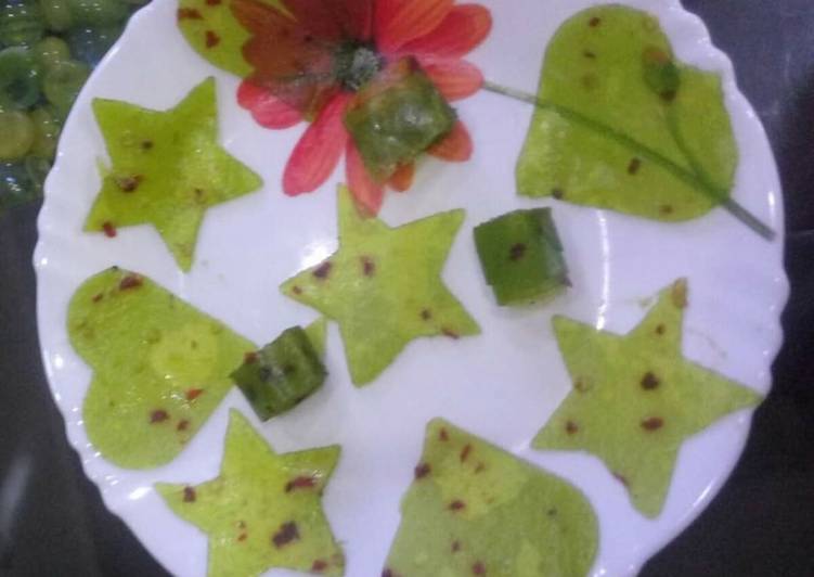 Raw mango to mango papad💚💚💚😋